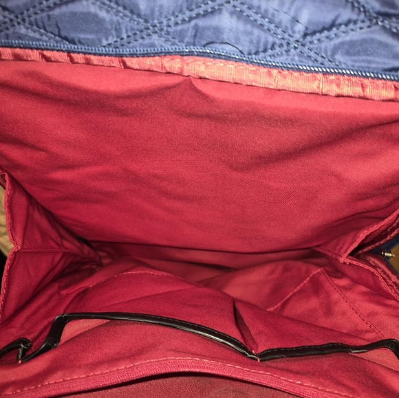 Knomo London Quilted Labtop Backpack, BLUE - Picture 7 of 13